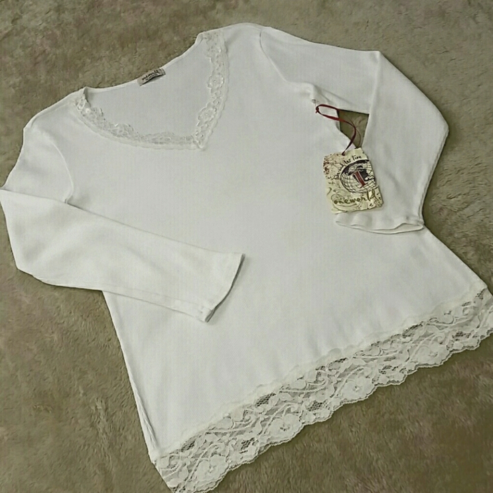 one world ribbed long tee
